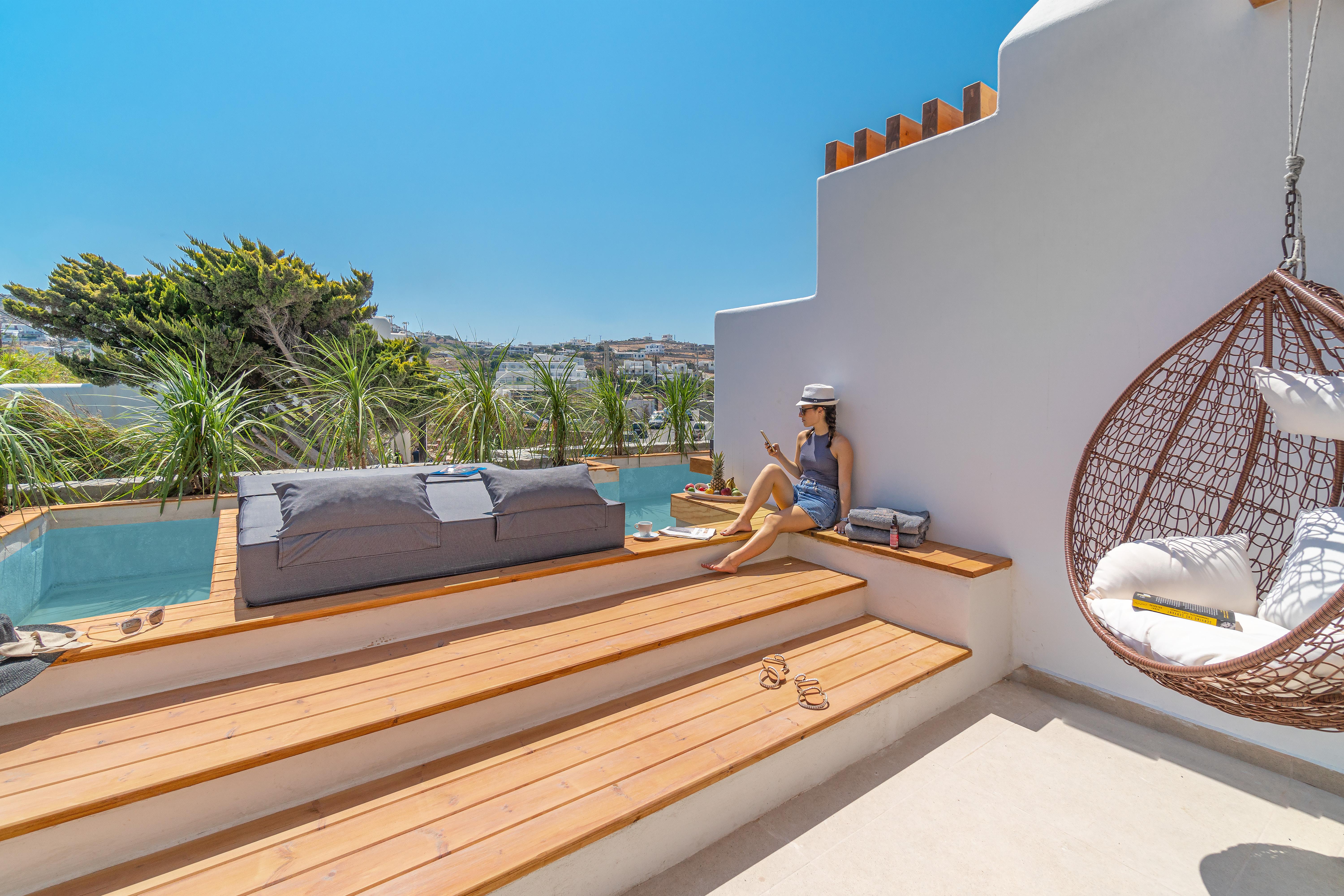 Omnia Mykonos Boutique Hotel & Suites Ornós Eksteriør bilde